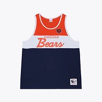 Men's Mitchell & Ness  Navy/Orange Chicago Bears Head Coach Tank Top