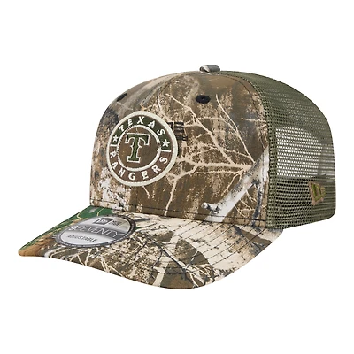 Men's New Era Camo Texas Rangers Realtree 9SEVENTY Adjustable Hat