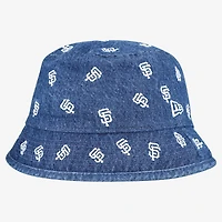 Women's New Era  Denim San Francisco Giants Denim Micro Bucket Hat