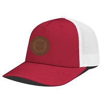 Men's Levelwear Red/White USMNT Signal Periscope Adjustable Trucker Hat