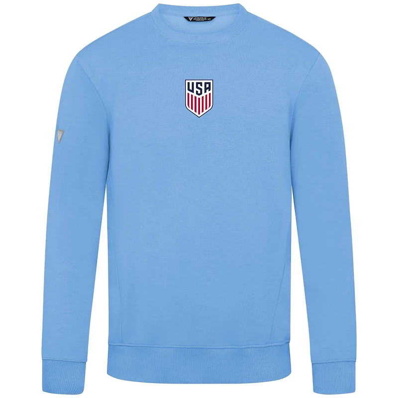 Men's Levelwear Light Blue USMNT Zane Chenille Sweatshirt