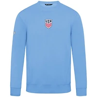 Men's Levelwear Light Blue USMNT Zane Chenille Sweatshirt
