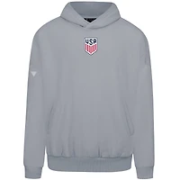 Men's Levelwear Gray USMNT Oversized Contact Chenille Hoodie