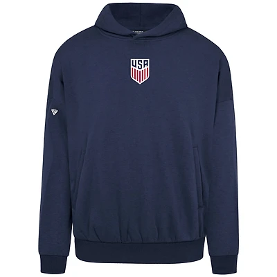 Men's Levelwear Navy USMNT Oversized Contact Chenille Hoodie