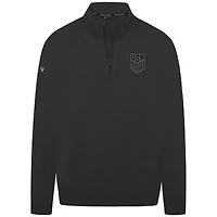 Men's Levelwear Black USMNT Murray Quarter-Zip Sweatshirt