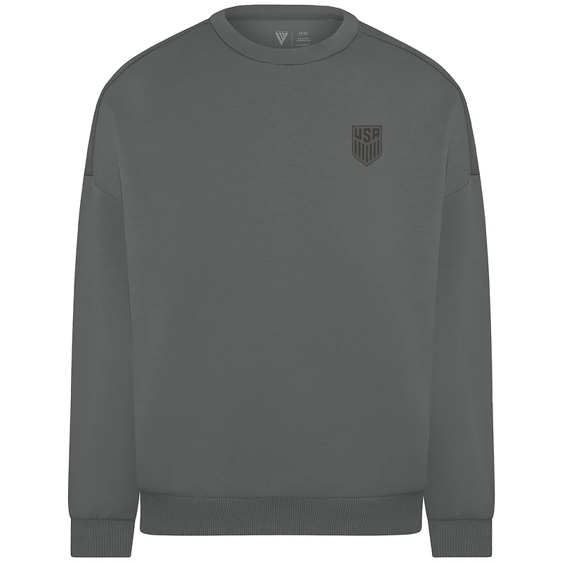 Men's Levelwear Gray USMNT Luxe Signature Tri-Blend Sweatshirt