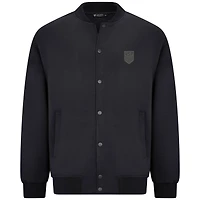 Men's Levelwear Black USMNT Luxe Signature Bomber Jacket