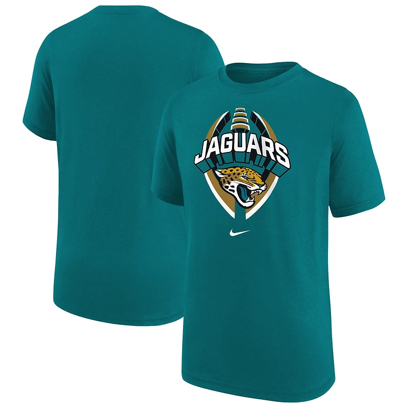 Youth Nike Teal Jacksonville Jaguars Icon Legend T-Shirt