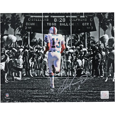 Dan Marino Miami Dolphins Autographed 11" x 14" Jog Out Spotlight Photograph