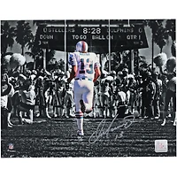 Dan Marino Miami Dolphins Autographed 11" x 14" Jog Out Spotlight Photograph