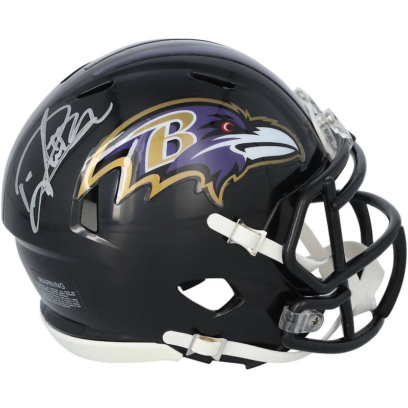 Derrick Henry Baltimore Ravens Autographed Riddell Speed Mini Helmet