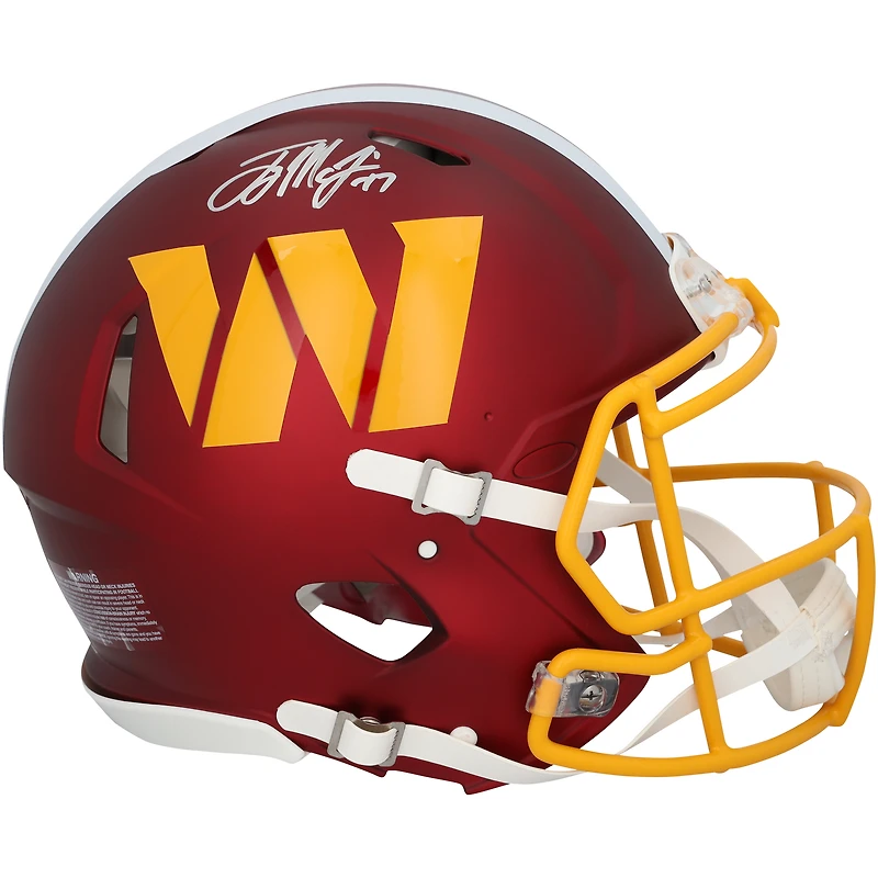Terry McLaurin Washington Commanders Autographed Riddell 2025 Alternate Speed Authentic Helmet