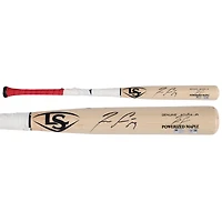 Ronald Acuna Jr. Atlanta Braves Autographed Game-Used Tan/Black Louisville Slugger Broken Bat vs. Philadelphia Phillies on August 31