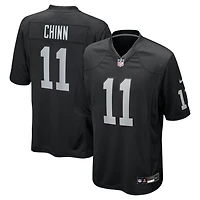 Men's Nike Jeremy Chinn  Black Las Vegas Raiders Team Game Jersey