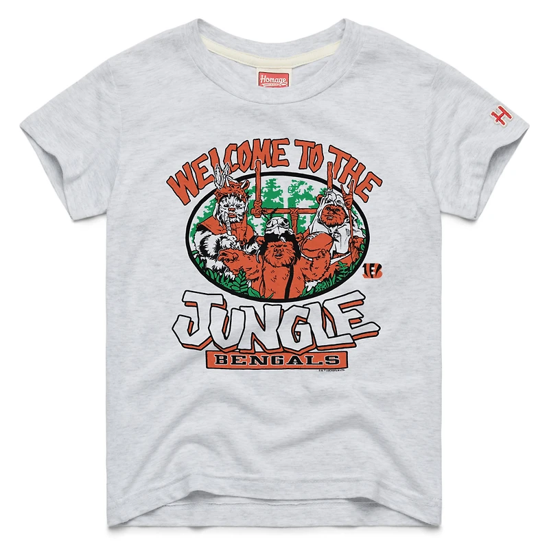 Youth Homage White Cincinnati Bengals Star Wars x NFL Tri-Blend T-Shirt