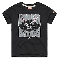 Youth Homage Black Las Vegas Raiders Star Wars x NFL Tri-Blend T-Shirt