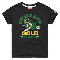 Youth Homage Black Green Bay Packers Star Wars x NFL Tri-Blend T-Shirt