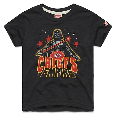 Youth Homage Black Kansas City Chiefs Star Wars x NFL Tri-Blend T-Shirt