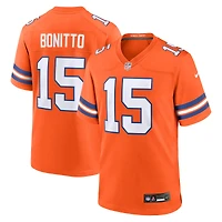 Men's Nike Nik Bonitto  Orange Denver Broncos Alternate 2 Mile High Collection 1977 Throwback Game Jersey