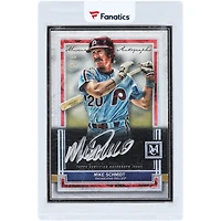 Mike Schmidt Philadelphia Phillies Autographed 2020 Topps Museum Collection Black Framed #MFA-MS #4/5 Card