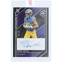 Puka Nacua Los Angeles Rams Autographed 2023 Panini Limited #235 #45/99 Rookie Card
