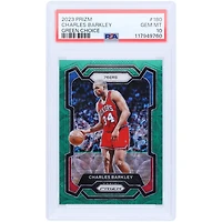 Charles Barkley Philadelphia 76ers 2023-24 Panini Prizm Green Choice Prizm #180 #7/8 PSA Authenticated 10 Card