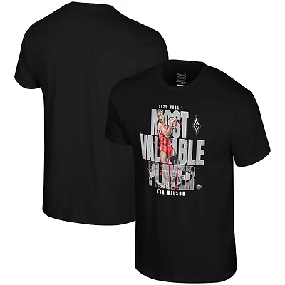 Unisex Stadium Essentials A'ja Wilson Black Las Vegas Aces 2025 WNBA MVP Player T-Shirt