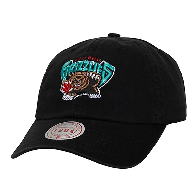 Men's Mitchell & Ness  Black Memphis Grizzlies Hardwood Classics 1904 Adjustable Hat
