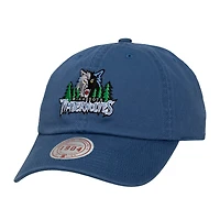 Men's Mitchell & Ness  Blue Minnesota Timberwolves Hardwood Classics 1904 Adjustable Hat
