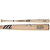 Riley Adams Washington Nationals Game-Used Tan Marucci Broken Bat vs. New York Mets on August 21, 2025