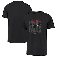 Men's '47 Black Baltimore Ravens Darkness Falls Franklin T-Shirt