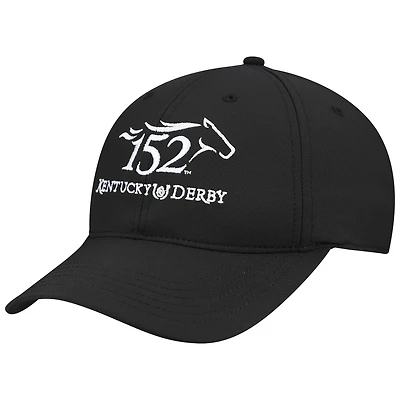 Men's Ahead Black 152nd Kentucky Derby Frio Performance Adjustable Hat