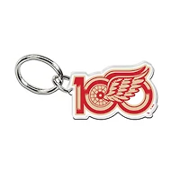 WinCraft  Detroit Red Wings Centennial Premium Acrylic Key Ring