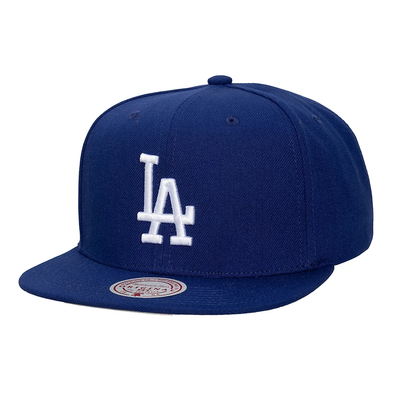 Unisex Mitchell & Ness  Royal Los Angeles Dodgers Side Logo Snapback Hat