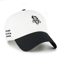 Unisex '47  White/Black New York Liberty Contemporary Two-Tone Clean Up Adjustable Hat