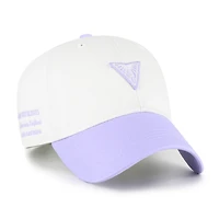 Unisex '47  White/Violet Golden State Valkyries Contemporary Two-Tone Clean Up Adjustable Hat
