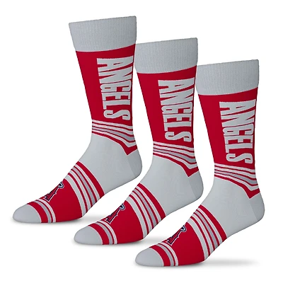 Unisex Starter Red Los Angeles Angels Rally Cry 3-Pack Socks Set