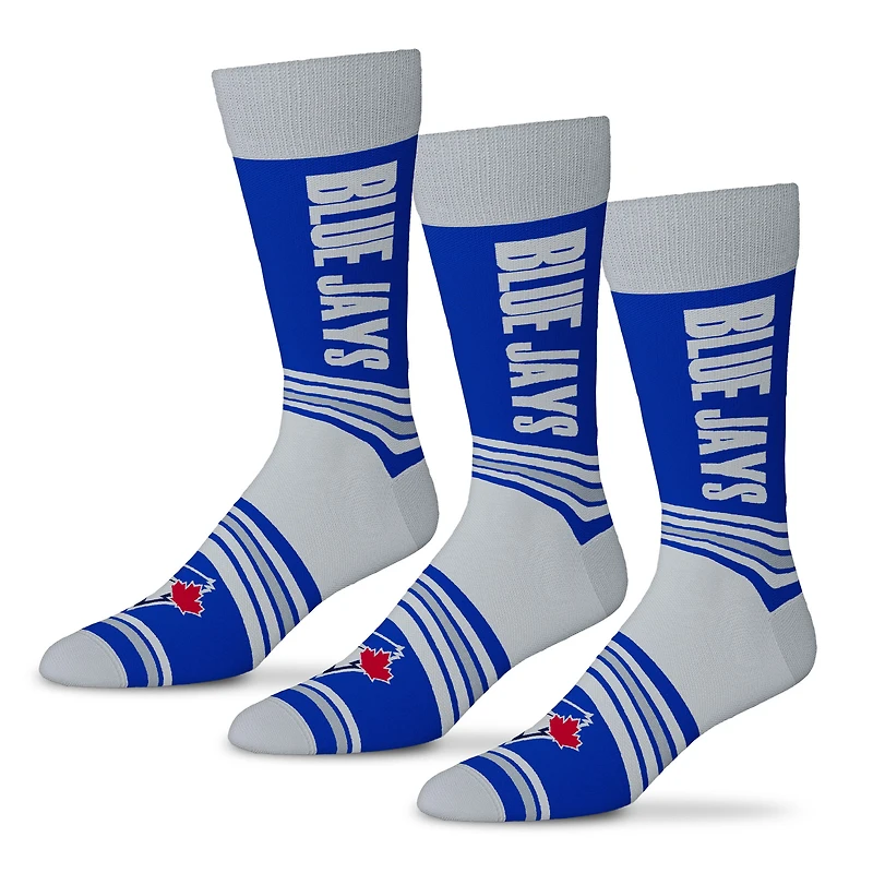 Unisex Starter Royal Toronto Blue Jays Rally Cry 3-Pack Socks Set