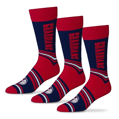 Unisex Starter  Navy Cleveland Guardians Rally Cry 3-Pack Socks Set