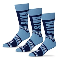 Unisex Starter  Navy Tampa Bay Rays Rally Cry 3-Pack Socks Set