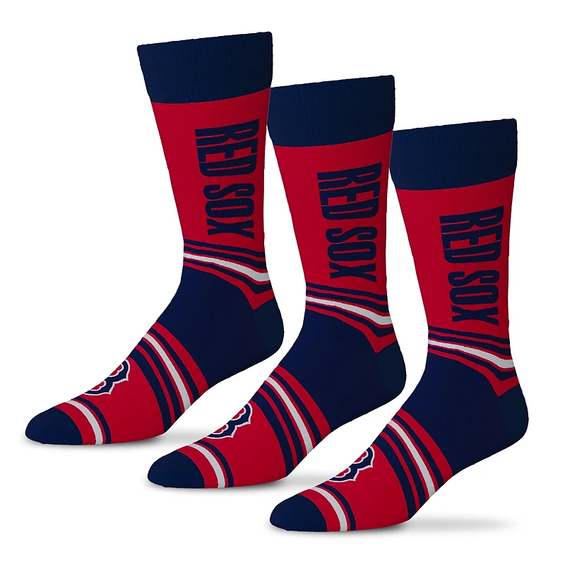 Unisex Starter  Red Boston Red Sox Rally Cry 3-Pack Socks Set