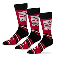 Unisex Starter  Red Cincinnati Reds Rally Cry 3-Pack Socks Set