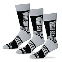 Unisex Starter  Black Chicago White Sox Rally Cry 3-Pack Socks Set
