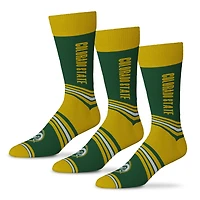 Unisex Starter  Green Colorado State Rams Rally Cry 3-Pack Socks Set