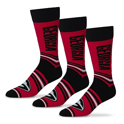 Unisex Starter  Red Georgia Bulldogs Rally Cry 3-Pack Socks Set