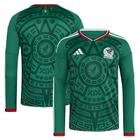 Men's adidas  Green Mexico National Team 2026 Home Replica Long Sleeve Jersey