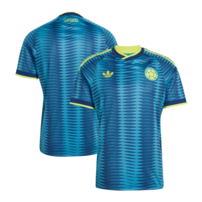 Men's adidas  Turquoise Colombia National Team 2026 Away Replica Jersey