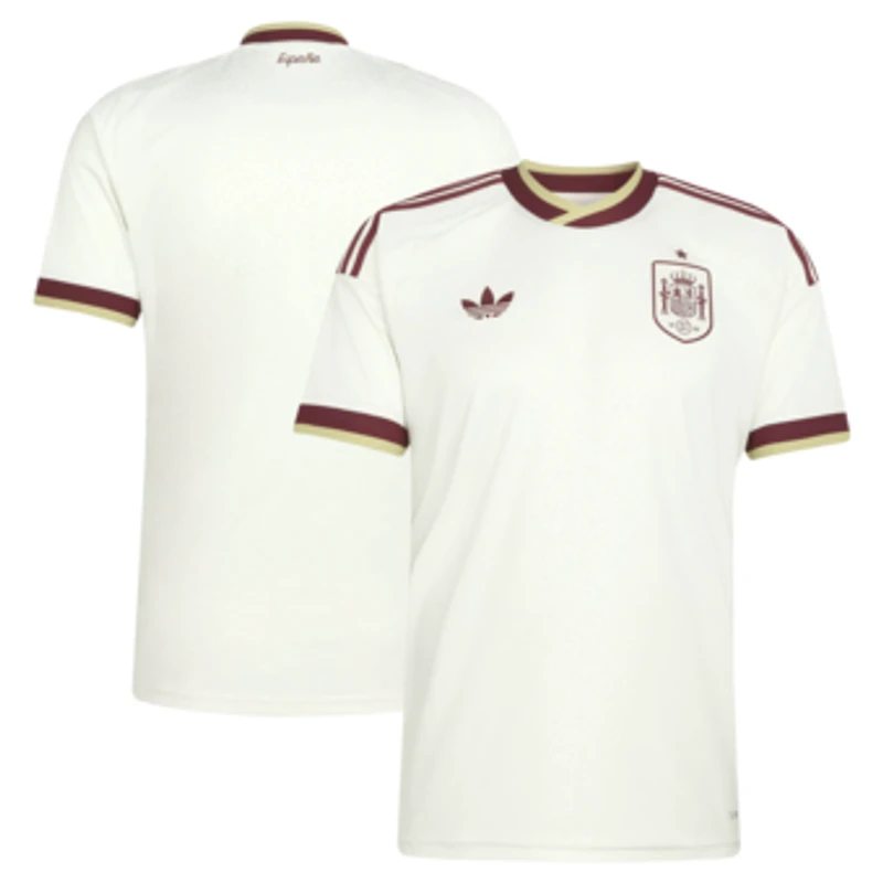 Men's adidas  White Spain National Team 2026 Away Replica Jersey