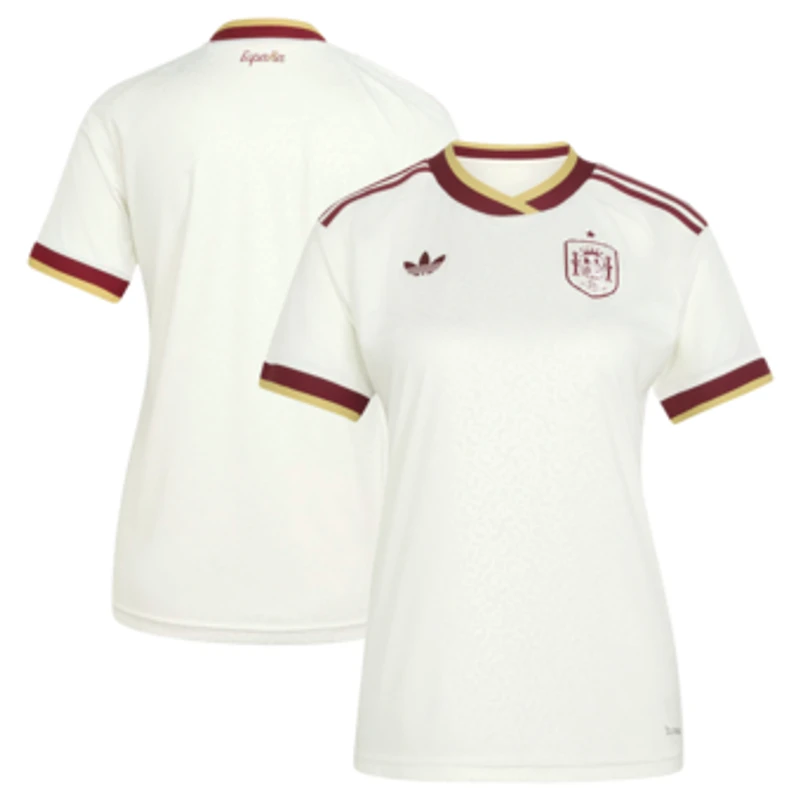 Women's adidas White Spain National Team 2026 Away Replica Jersey