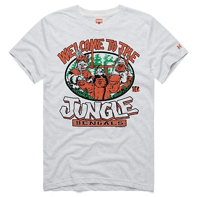 Unisex Homage Ash Cincinnati Bengals Star Wars x NFL Tri-Blend T-Shirt